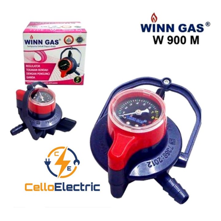 Regulator WINN GAS W 900 M / Regulator Gas LPG / Regulator Kompor Winn Gas Meter