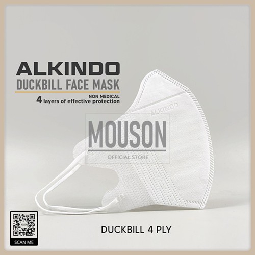 Masker Alkindo Duckbill Garis Isi 50 Masker Sekali Pakai Non Medis