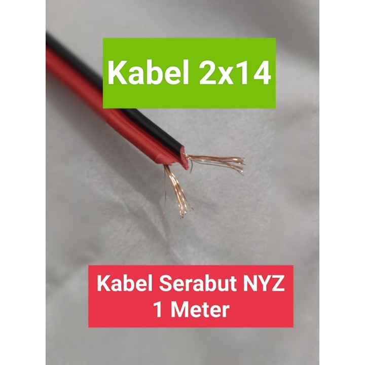 Kabel isi 2x14, Kabel Strip Kabel Led Kabel Serabut kabel NYZ 2x14 2x18 ELECTRON