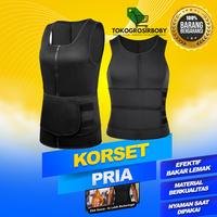 Korset Pembentuk Badan Pria Pembakar Lemak Perut Buncit