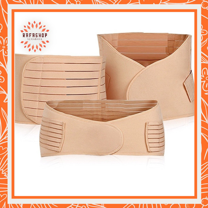 UNDR252 Korset 3 in 1 Korset Melahirkan Wanita Postnatal Corset Pelangsing Pasca Melahirkan Recovery Breathable