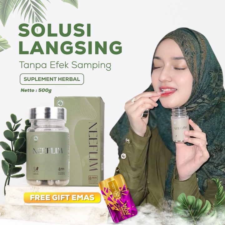 [ PELANGSING ] Neeflim Slimming Herbal Original BPOM HALAL | Pelangsing Alami | Pelangsing herbal