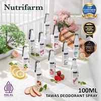 Nutrifarm Natural Deodorant Tawas Spray 100ml /  Penghilang 